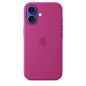 Apple Coque en Silicone avec MagSafe pour iPhone 16 - Fuchsia ​​​​​​​