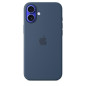 Apple Coque en Silicone avec MagSafe pour iPhone 16 Plus - Denim Apple Coque en Silicone avec MagSafe pour iPhone 16 Plus - Denim 