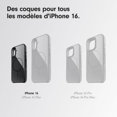 Beats Coque pour iPhone 16 – Compatible MagSafe, Revêtement Protecteur Anti-Rayures, Design Fin, revêtement intérieur en Microfi