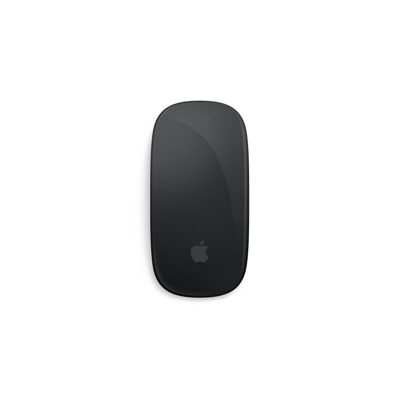 Apple Magic Mouse : Bluetooth, Rechargeable. Compatible avec Mac et iPad ; Noir, Surface Multi-Touch (USB-C)