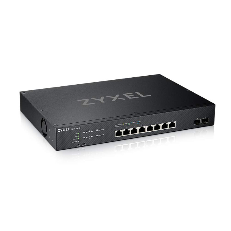 Zyxel XS1930-10-ZZ0101F commutateur réseau Géré L3 10G Ethernet (100/1000/10000) Noir Zyxel XS1930-10-ZZ0101F commutateur réseau Géré L3 10G Ethernet (100/1000/10000) Noir