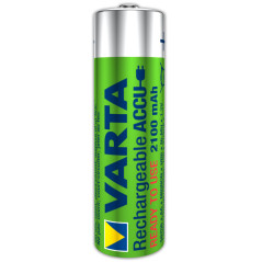 Varta 567061011111 – Pack de 10 Piles Rechargeables AA (2100 mAh), Vert