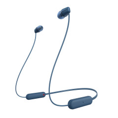 Sony WI-C100 Écouteurs sans Fil Bluetooth - Jusqu'à 25 Heures d'autonomie - Microphone intégré pour Les appels téléphoniques - C
