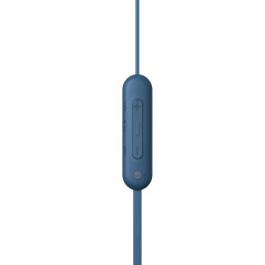 Sony WI-C100 Écouteurs sans Fil Bluetooth - Jusqu'à 25 Heures d'autonomie - Microphone intégré pour Les appels téléphoniques - C