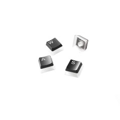 SteelSeries PrismCaps - Touches Double Shot Style Pudding - Thermoplastique PBT Durable - Compatible avec la Plupart des clavier