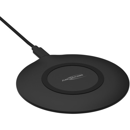 ANSMANN Chargeur sans Fil WiLine 15R (1 PCE) – Chargeur à Induction d'une Puissance de 5V/1,5A – Chargeur Qi avec LED de contrôl