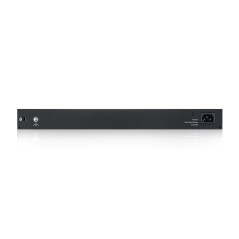 Zyxel Switch Gigabit à 24 Ports | Gestion Intelligente | Montage sur Rack et sans Ventilateur | VLAN, IGMP, QoS | Garantie à Vie