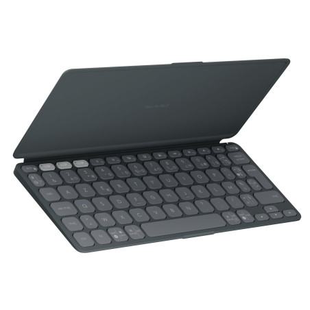 Logitech Keys-To-Go 2, clavier Bluetooth portable pour tablette avec coque intégrée, clavier sans fil compact ultra-mince pour W