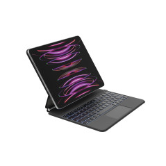Belkin Pro Étui Clavier pour iPad avec Support magnétique, rétroéclairé, Touches tactiles multipoints, Compartiment pour Apple P