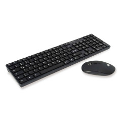 Conceptronic Orazio Clavier RF sans Fil QWERTY Allemand Noir - Claviers (Standard, RF sans Fil, QWERTY, Noir, Souris Incluse)