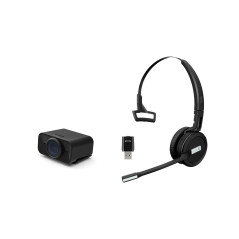 IMPACT SDW 5011 - EU - Casque sans fil DECT unilatéral, Technologie Vocale EPOS, Réduction de Bruit, Optimisé pour UC, Longue Au