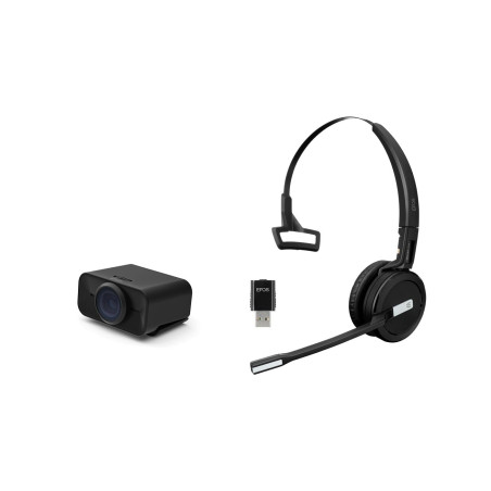 IMPACT SDW 5011 - EU - Casque sans fil DECT unilatéral, Technologie Vocale EPOS, Réduction de Bruit, Optimisé pour UC, Longue Au