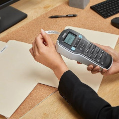 Dymo - LabelManager 160 - Étiqueteuse Portable avec Clavier QWERTY - Comprend Un Ruban adhésif D1 Noir et Blanc (12 mm) - pour l