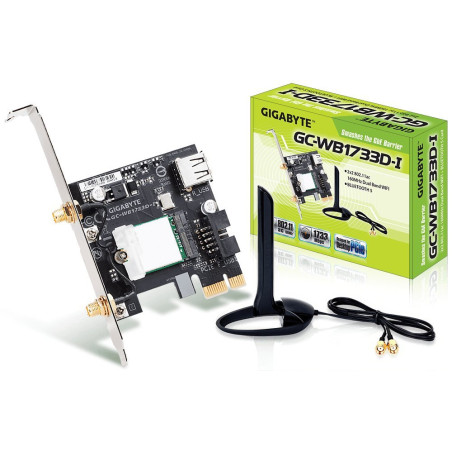 Gigabyte GC-WB1733D-I Adaptateur Bluetooth 5.0 PCIe 802.11ac