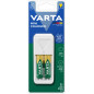 VARTA Chargeur de Piles, incl. 2X AA 2100mAh, chargeur pour piles rechargeables, charge 2 AA/AAA simultanément, Mini Charger, bl