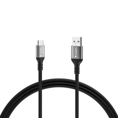 VARTA Speed Charge & Sync Câble USB C vers USB C, 2m 60W, câble charge rapide, durable en nylon tressé et aluminium, adaptées po