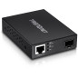 TRENDnet SFP Fiber Media Converter GIGABIT POE PD