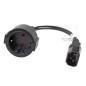 Lanberg Rallonge de câble d'alimentation CA-C14E-10CC-0018-BK « Iec 320 C14 » - Noir - 0,2 m Lanberg Rallonge de câble d'alimentation CA-C14E-10CC-0018-BK « Iec 320 C14 » - Noir - 0,2 m