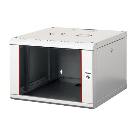 Equip Armoire réseau 19" 07U 600 x 600 mm avec Porte en Verre Grise