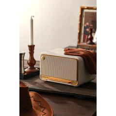Edifier D32 Enceinte Sans Fil de Table, Audio HR, LDAC, ALAC, 60W (RMS), Arch. Acoust. 2.1, 11 h d'Autonomie, Contrôle via App,