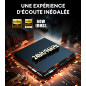 Edifier D32 Enceinte Sans Fil de Table, Audio HR, LDAC, ALAC, 60W (RMS), Arch. Acoust. 2.1, 11 h d'Autonomie, Contrôle via App, Edifier D32 Enceinte Sans Fil de Table, Audio HR, LDAC, ALAC, 60W (RMS), Arch. Acoust. 2.1, 11 h d'Autonomie, Contrôle via App,