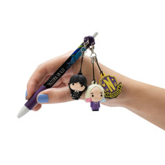 Charmant Wednesday - Stylo à bille avec mini-figure à collectionner