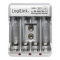 LogiLink PA0168 Chargeur de Batterie pour Piles AA/AAA/9V Ni-MH/Ni-CD Argenté LogiLink PA0168 Chargeur de Batterie pour Piles AA/AAA/9V Ni-MH/Ni-CD Argenté