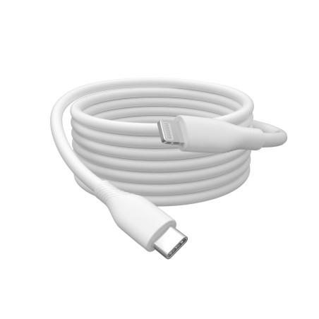 DIGITUS Câble de charge - USB C vers Lightning - 1 m - 480 Mbit/s câble USB 60 W 3 A - Gaine flexible en silicone avec protectio
