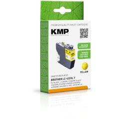 KMP Cartouche d'encre Compatible avec Brother LC422XLY Jaune – 1552,4009 – pour Brother MFC-J 5340DW, J 5340DWE Ecopro, J5345DW,