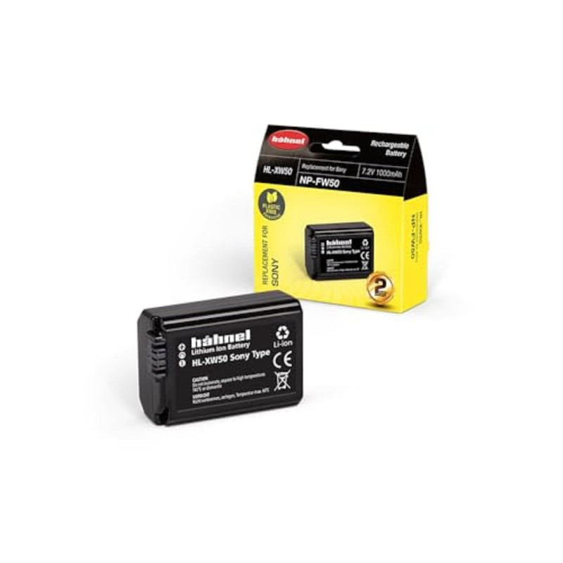 Hähnel - HL-XW50 Sony - Accessoires pour appareils Photo - Batterie Li-ION Hähnel - HL-XW50 Sony - Accessoires pour appareils Photo - Batterie Li-ION