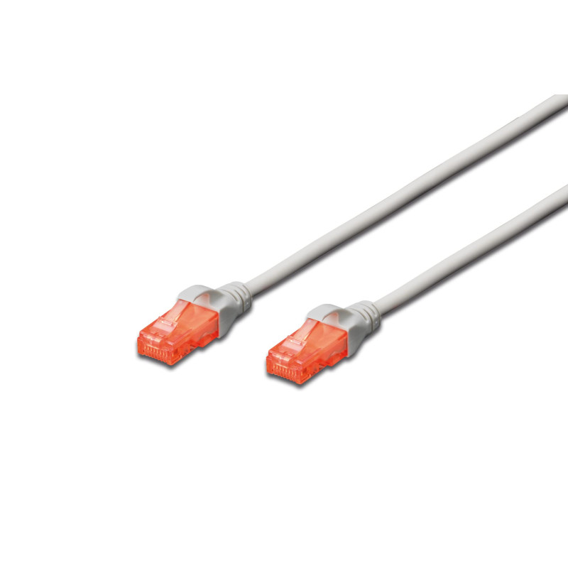 DIGITUS Câble LAN Cat 6 - 20m - RJ45 Câble réseau - UTP non blindé - Compatible Cat-6A & Cat-5e - Gris DIGITUS Câble LAN Cat 6 - 20m - RJ45 Câble réseau - UTP non blindé - Compatible Cat-6A & Cat-5e - Gris