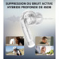 Edifier W260NC Écouteur Suppression Bruit Active 45 DB, Son Haute Résolution sans Fil LDAC, AAC, 6 Mics IA pour Appels Ultra-Cla Edifier W260NC Écouteur Suppression Bruit Active 45 DB, Son Haute Résolution sans Fil LDAC, AAC, 6 Mics IA pour Appels Ultra-Cla