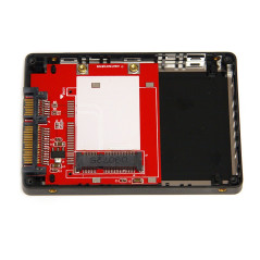 STARTECH.COM Boîtier d'adaptateur SSD SATA vers Mini SATA 2,5 Pouces