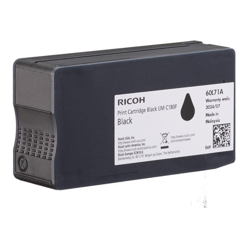 Ricoh IJM C180F Druckerpatrone, Schwarz Ricoh IJM C180F Druckerpatrone, Schwarz