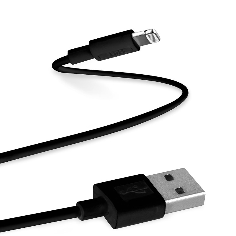 T'nB - Câble Lightning Vers USB, Compatible Apple iPhone X/11/12/13/14 1 Mètre, iPad Pro/Mini/Air De 4ème Génération - Blanc T'nB - Câble Lightning Vers USB, Compatible Apple iPhone X/11/12/13/14 1 Mètre, iPad Pro/Mini/Air De 4ème Génération - Blanc