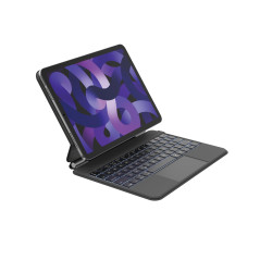 Belkin Pro Étui clavier pour iPad avec support magnétique, rétroéclairé, touches tactiles multipoints, compartiment pour Apple P