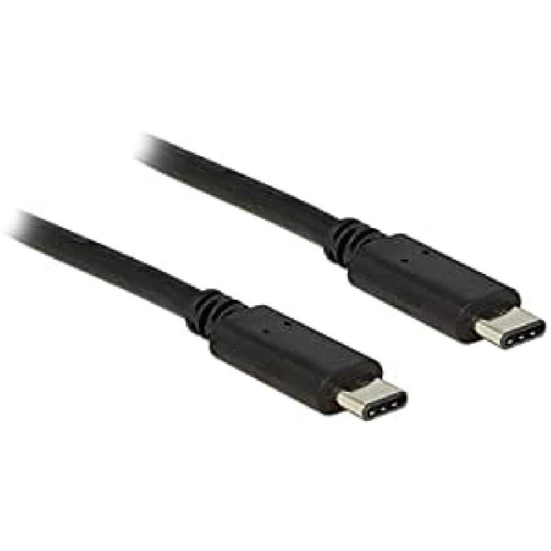 DeLOCK Type-C 2.0 - USB Type-C 2.0, 1 m 1m USB C USB C Noir câble USB - câbles USB (1 m, 1 m, USB C, USB C, Mâle/Mâle, Noir, Dro DeLOCK Type-C 2.0 - USB Type-C 2.0, 1 m 1m USB C USB C Noir câble USB - câbles USB (1 m, 1 m, USB C, USB C, Mâle/Mâle, Noir, Dro