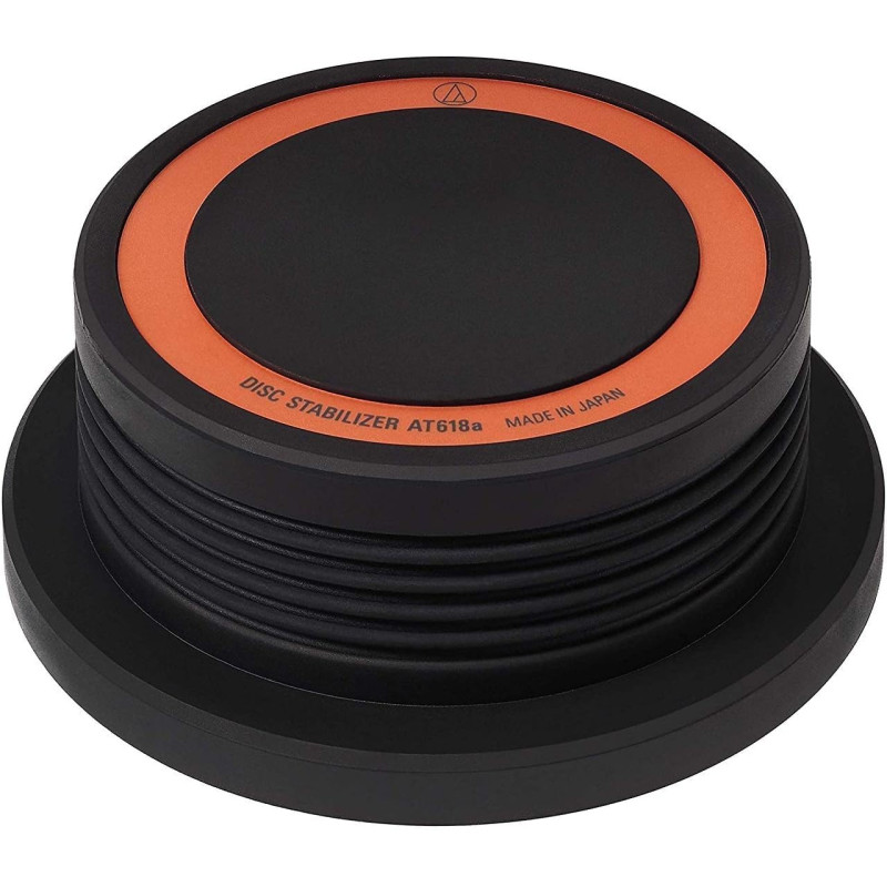 Audio-Technica AT618a Stabilisateur de Disque Vinyle Noir Audio-Technica AT618a Stabilisateur de Disque Vinyle Noir