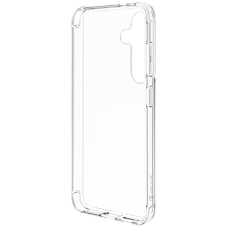 Muvit for France Coque Transparente Résistante aux Chutes de 2M pour Samsung Galaxy S24+. Eco-Responsable - Protection des Chute