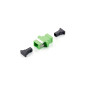 EQUIP 156144 ADAPTADOR DE FIBRA Ã“PTICA SC/APC Verde 12 PIEZA(S)