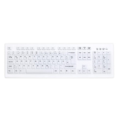 Active Key AK-C8100 RF sans Fil QWERTZ Allemand Blanc