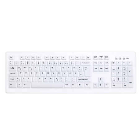 Active Key AK-C8100 RF sans Fil QWERTZ Allemand Blanc