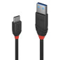 Lindy 36915 Câble USB 3.1 Type A vers C 3A 0.5 M