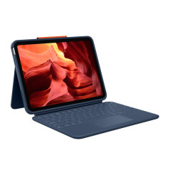 Logitech Rugged Combo 4 Touch, étui Clavier avec trackpad et Technologie Smart Connector pour iPad (10e génération et A16), Clav