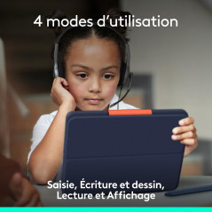Logitech Rugged Combo 4 Touch, étui Clavier avec trackpad et Technologie Smart Connector pour iPad (10e génération et A16), Clav