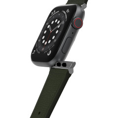 Otterbox Coque Symmetry Series Cactus Leather MagSafe pour Apple Watch 44/45/46mm, antichoc, résistante aux chutes, coque de pro