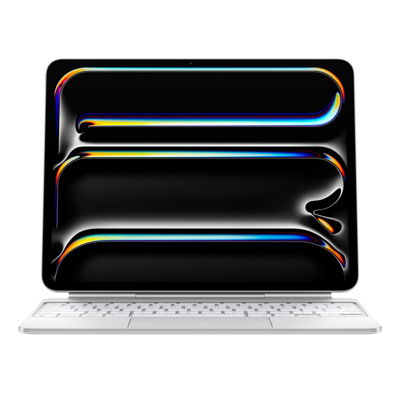 Apple Magic Keyboard pour iPad Pro 13 Pouces (M4) - Français - Blanc Apple Magic Keyboard pour iPad Pro 13 Pouces (M4) - Français - Blanc 