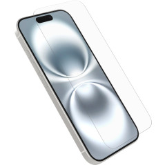 Otterbox Protecteur d'écran Glass pour iPhone 16, Verre trempé, protection contre les rayures, les chutes pour une les éclats