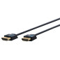 Clicktronic Casual Câble HDMI haute vitesse ultrafin avec Ethernet (Câble fin haute vitesse pour TV HD- et 3D-) 3 m Clicktronic Casual Câble HDMI haute vitesse ultrafin avec Ethernet (Câble fin haute vitesse pour TV HD- et 3D-) 3 m