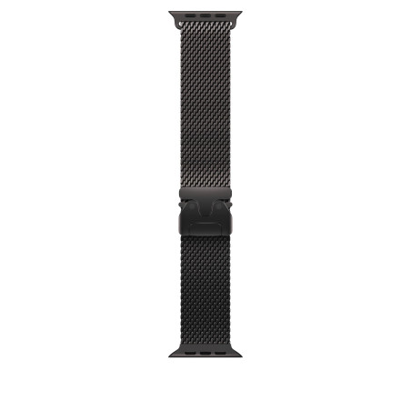 Apple Watch Band - Bracelet Milanais - 49 mm - Noir - Small